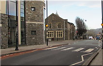 ST1586 : Zebra crossing, Clifton Street, Caerphilly by Jaggery