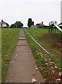 Steps to Olive Grove from Stourport War Memorial Park, Stourport-on-Severn