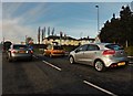 Junction and traffic lights on Yeovil Road