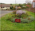 Flowerbed alongside Monmouth Road, Usk