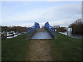 Footbridge over the entrance to The King