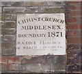 Old Boundary Marker by Brushfield Street, Stepney Parish