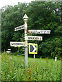 Old Direction Sign - Signpost by the A39, New Road, Cannington Parish