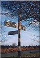 Old Direction Sign - Signpost, east of the B5305, New Rent, Unthank, Skelton Parish