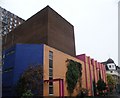 View of the Greenwood Theatre from Snowsfields