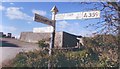 Old Direction Sign - Signpost by the A359, Galhampton