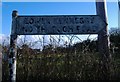 Old Direction Sign - Signpost by the A394, Kenneggy Downs