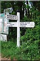 Old Direction Sign - Signpost east of Arlington