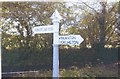 Old Direction Sign - Signpost west of Chaffeymoor House