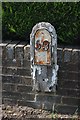 Old Milepost by the B2104, Hailsham Road, north west of Stone Cross