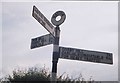 NY5057 : Old Direction Sign - Signpost by Fenton Gate, Hayton by I Davison