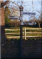 Old Direction Sign - Signpost by Ilchester Road, Charlton Mackrell