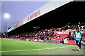 The Braemar Road Stand in Griffin Park