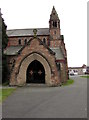 Entrance to  the Parish Church of St Ethelwold, Shotton