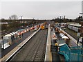 Platform remodelling at Barnetby