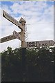 Old Direction Sign - Signpost north of Hinton Blewett