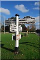 Old Direction Sign - Signpost by the B2028 at Turners Hill