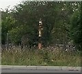 Old Direction Sign - Signpost by Burton Road end, north of the A35, Burton Parish