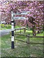 Old Direction Sign - Signpost by Rowley Bank Lane, High Legh parish