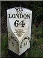 Old Milepost by the B1352, Spinnel