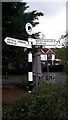 Old Direction Sign - Signpost by the B2150, Hambledon Road, Denmead Parish