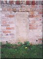 Old Milestone by Church Street, churchyard wall, Bainton