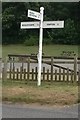 Old Direction Sign - Signpost by Woolsthorpe Road, Belvoir Parish