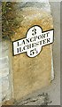 Old Milestone by the A372, Langport Road, north west of Long Sutton