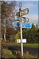 Old Direction Sign - Signpost by Camp Crossroads, Cheswardine Parish