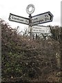 Old Direction Sign - Signpost, Pigeondoor, Condover Parish