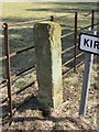 SE2590 : Old Boundary & Guide Stone, north west of Kirkbridge by Mike Rayner