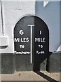 Old Milestone by the A57, Hyde Road, Denton