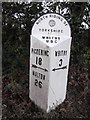 Old Milepost by the B1410, Briggswath, Aislaby Parish