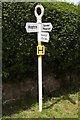 Old Direction Sign - Signpost in Hopton, South Shropshire