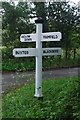 Old Direction Sign - Signpost by Nan Tucks Lane, Buxted Parish