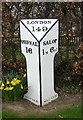 Old Milepost by the A5064, London Road, Shrewsbury