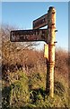 Old Direction Sign - Signpost west of Pendriscott, Duloe Parish