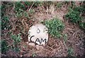 Old Milestone by the A39, west of the solar farm, St Kew Parish