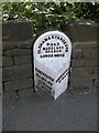 Old Milestone by Huddersfield Road, Saddleworth Parish