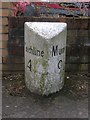 Old Milestone by the B743, Main Street, Sorn