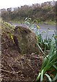 Old Guide Stone by Stone Cross, south of Cockingford, Widecombe in the Moor Parish