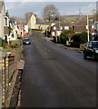 Up Church Street towards a church, Bedwas