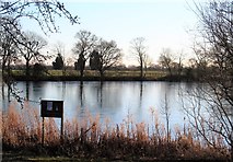 SE5360 : Fishing lake near Newton on Ouse by Gordon Hatton