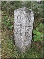 Old Milestone by the B7027, Glassoch, Penninghame Parish