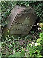 Old Milestone by the A528, Grange Road, Queensbridge, Overton Parish