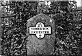 Old Milestone by the B3151, Rocky Hill, Kingsdon Parish