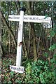 Old Direction Sign - Signpost by Balcombe Road, Ansty and Staplefield Parish