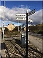 Old Direction Sign - Signpost by the B6527, Blackburn Road, Haslingden Parish