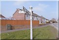 Old Direction Sign - Signpost by the B3141, Church Road, Cote, East Huntspill Parish