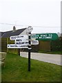 Old Direction Sign - Signpost by Melcombe Bingham, Hilton Parish